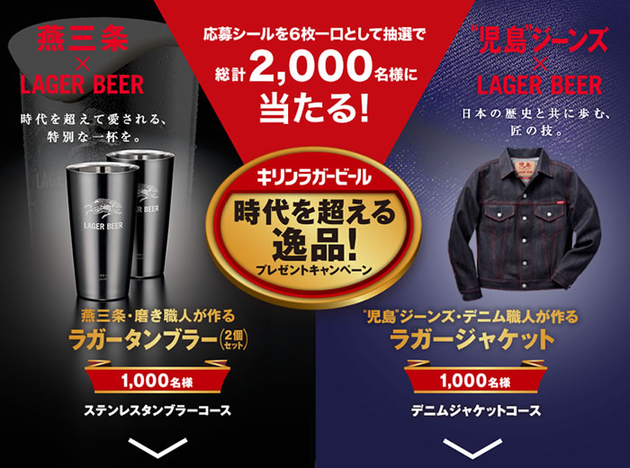 時代を超える逸品！プレゼントキャンペーン