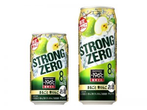 【サントリー】01月10日「-196℃ ストロングゼロ〈まるごと青りんご〉」期間限定 新発売【2017年】