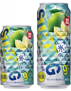 【キリン】06月13日「氷結 ストロング 塩グリーンレモン<期間限定>」期間限定 新発売【2017年】