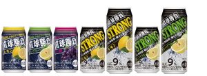 【合同酒精】9月中旬「直球勝負」シリーズ7品種リニューアル【2017年】