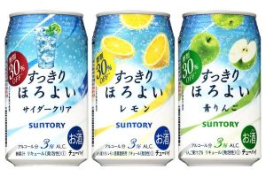 【サントリー】03月13日「すっきりほろよい〈サイダークリア〉」新発売 合わせて2月上旬より「すっきりほろよい」基幹商品リニューアル【2018年】