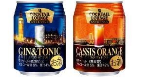 【合同酒精】04月10日「カクテルラウンジ ジントニック」「カクテルラウンジ カシスオレンジ」新発売【2018年】