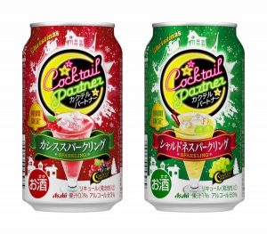 【アサヒ】11月20日「カクテルパートナー〈クリスマスカシススパークリング〉〈クリスマスシャルドネスパークリング〉」期間限定 新発売【2018年】
