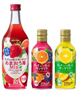 【メルシャン】01月15日「ギュギュッと搾ったサングリア あまおう苺Mix」数量限定発売【2019年】