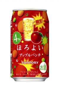 【サントリー】02月26日「ほろよい〈アップルパンチ〉」期間限定 新発売+ほろよい通年販売商品3種のリニューアル【2019年】