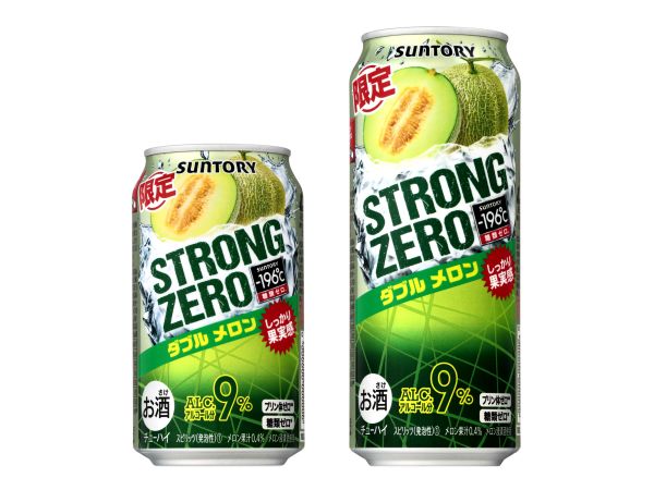 【サントリー】04月09日「-196℃ ストロングゼロ〈ダブルメロン〉」期間限定 新発売【2019年】