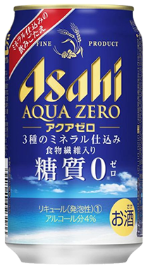▼アサヒ アクアゼロ【2021年11月製造終了】