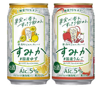 2.「すみか＜＃国産ゆず＞」「すみか＜＃国産りんご＞」リニューアル